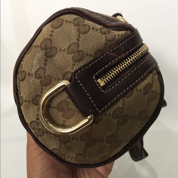 Gucci ebony monogram Mini Duchessa Boston Bag - Picture 4 of 15